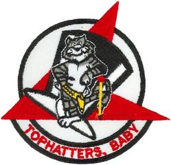 Fighter Squadron 14 (VF-14) F-14 Tomcat
Established as Pacific Fleet Air Detachment (ADPF) on 1 Sep 1919. Redesignated Torpedo Squadron FIVE (VT-5) in 15 Jun 1920; Patrol Squadron FOUR-ONE (VP-4-1) on 7 Sep 1921; Fighter Squadron FOUR (VF-4) on 23 Sep 1921; Fighter Squadron ONE (VF-1) on 1 Jul 1922; Fighter Squadron ONE B (VF-1B) on 1 Jul 1927; Bombing Squadron TWO B (VB-2B) on 1 Jul 1934; Bombing Squadron THREE (VB-3) on1 Jul 1937; Bombing Squadron FOUR (VB-4) on 1 Jul 1939; Scouting Squadron FORTY ONE (VS-41) on 15 Mar 1941; Bombing Squadron FORTY ONE (VB-41) on 1 Mar 1943; Bombing Squadron FOUR (VB-4) on 4 Aug 1943; Attack Squadron ONE A (VA-1A) on 15 Nov 1946; Attack Squadron FOURTEEN (VA-14) on 1 Aug 1948; Fighter Squadron FOURTEEN (VF-14) on 15 Dec 1949; Strike Fighter Squadron FOURTEEN (VFA-14) on 1 Dec 2001-.

Grumman F-14A Tomcat, 1974-2001

