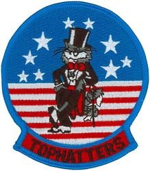 Fighter Squadron 14 (VF-14) F-14 Tomcat
Established as Pacific Fleet Air Detachment (ADPF) on 1 Sep 1919. Redesignated Torpedo Squadron FIVE (VT-5) in 15 Jun 1920; Patrol Squadron FOUR-ONE (VP-4-1) on 7 Sep 1921; Fighter Squadron FOUR (VF-4) on 23 Sep 1921; Fighter Squadron ONE (VF-1) on 1 Jul 1922; Fighter Squadron ONE B (VF-1B) on 1 Jul 1927; Bombing Squadron TWO B (VB-2B) on 1 Jul 1934; Bombing Squadron THREE (VB-3) on1 Jul 1937; Bombing Squadron FOUR (VB-4) on 1 Jul 1939; Scouting Squadron FORTY ONE (VS-41) on 15 Mar 1941; Bombing Squadron FORTY ONE (VB-41) on 1 Mar 1943; Bombing Squadron FOUR (VB-4) on 4 Aug 1943; Attack Squadron ONE A (VA-1A) on 15 Nov 1946; Attack Squadron FOURTEEN (VA-14) on 1 Aug 1948; Fighter Squadron FOURTEEN (VF-14) on 15 Dec 1949; Strike Fighter Squadron FOURTEEN (VFA-14) on 1 Dec 2001-.

Grumman F-14A Tomcat, 1974-2001

