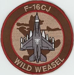 14th Fighter Squadron F-16CJ
Keywords: desert
