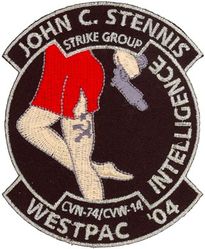 Carrier Air Wing 14 (CVW-14) Intelligence Western Pacific Cruise 2004
Established as Carrier Air Group Fourteen (CVG-14) in Jul 1950. Redesignated Carrier Air Wing Fourteen (CVW-14) on 20 Dec 1963-. 

Squadrons: Fighter Squadron THIRTY ONE (VF-31) (F-14D), Strike Fighter Squadron TWENTY FIVE (VFA-25) (F/A-18C), Strike Fighter Squadron ONE ONE THREE (VFA-113) (F/A-18E), Strike Fighter Squadron ONE ONE FIVE (VFA-115) (F/A-18C), Tactical Electronic Warfare Squadron ONE THREE NINE (VAQ-139) (EA-6B), Carrier Airborne Early Warning Squadron ONE ONE THREE (VAW-113)(E-2C) & Helicopter Anti-Submarine Squadron FOUR (HS-4) (HH/SH-60H/F)

Western Pacific/Indian Ocean, 24 May-1 Nov 2004, Exercise Northern Edge '04, RIMPAC 2004, Operation Enduring Freedom

