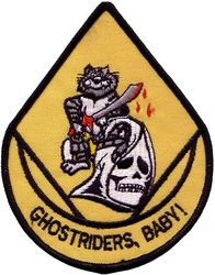 Fighter Squadron 142 (VF-142) F-14 Tomcat
VF-142 "Ghostriders" (Second VF-142) 
1974-1995
Established as VF-193 on 24 Aug 1948; VF-142 (2nd) on 15 Oct 1965-30 Apr 1995.  
Grumman F-14A/B Tomcat
