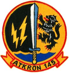 Attack Squadron 145 (VA-145)
VA-145 "Swordsmen"
1950'S-1960'S
Douglas AD-5; AD-6 (A-1H) Skyraider
Grumman A-6A Intruder
