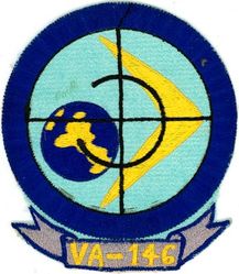 Attack Squadron 146 (VA-146)
VA-146 "Blacktails"
1956-late 1960
Grumman F9F-8 Cougar.
Grumman F9F-6 Panther.
Grumman F9F-5 Panther.
North American FJ-4B Fury

