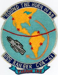 Attack Squadron 146 (VA-146) WORLD CRUISE 1958
VA-146 "Blacktails"
1958
North American FJ-4B Fury
