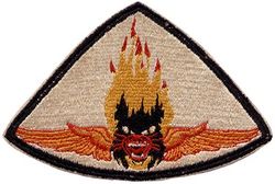 Fighter Squadron 15 (VF-15)
First VF-15,  Established as Fighter Squadron Fifteen (VF-15) (1st) "Fighting Aces"1 Sep 1943. Disestablished 20 Oct 1945. 

Grumman F6F-3/5 Hellcat

Insignia approved ealry 1944.
