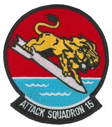 Attack Squadron 15 (VA-15)
Established as Attack Squadron SIXTY SEVEN (VA67) on 1 Aug 1968.
Redesignated Attack Squadron FIFTEEN (VA-15) on 2 Jun 1969. Redesignated Strike Fighter Squadron FIFTEEN (VFA-15) on 1 Oct 1986-.
