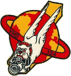 Marine Photographic Squadron 154 (VMD-154)
Established as Marine Photographic Squadron 1 (VMD-1) on 1 Apr 1942. Redesignated Marine Photographic Squadron 154 (VMD-154) in summer 1942. Disestablished on 10 Sep 1945.

Brewster F2A-3 Buffalo, 1942
North American SNJ-5 Texan, 1942-1945
Consolidated PB4Y-1 Liberator, 1942-1944
Grumman F6F-3P Hellcat, 1944-1945

