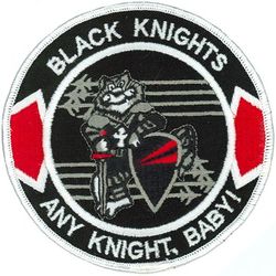 Fighter Squadron 154 (VF-154) F-14 Tomcat
Established as Reserve Fighter Bomber Squadron SEVEN ZERO EIGHT (VFB-718) on 1 Jul 1946. Redesignated Fighter Squadron SIX EIGHT A (VF-68A) on 15 Nov 1946; Reserve Fighter Squadron EIGHT THREE SEVEN (VF-837) “The Grand Slammers” in Aug 1948, called to active duty on 1 Feb 1951; Fighter Squadron ONE FIVE FOUR (VF-154) “Black Knights” on 4 Feb 1953; Strike Fighter Squadron ONE FIVE FOUR (VF-154) on 1 Oct 2003-.

Grumman F-14A Tomcat, 1983-2003

Deployments:
21 Feb 1985-24 Aug 1985 USS Constellation (CV-64) CVW-14, F-14A, WestPac/ Indian Ocean
4 Sep 1986-20 Oct 1986 USS Constellation (CV-64) CVW-14, F-14A, NorPac
11 Apr 1987-13 Oct 1987 USS Constellation (CV-64) CVW-14, F-14A, WestPac/ Indian Ocean
1 Dec 1988-1 Jun 1989 USS Constellation (CV-64) CVW-14, F-14A, WestPac/ Indian Ocean
16 Sep 1989-19 Oct 1989 USS Constellation (CV-64) CVW-14, F-14A, NorPac
23 Jun 1990-20 Dec 1990 USS Independence (CV-62) CVW-14, F-14A, Western Pacific/Indian Ocean/Persian Gulf
15 Apr 1992-13 Oct 1992 USS Independence (CV-62) CVW-5, F-14A, Western Pacific/Indian Ocean/Arabian Gulf
15 Apr 1993-25 Mar 1993 USS Independence (CV-62) CVW-5, F-14A, Western Pacific
11 May 1993-1 Jul 1993 USS Independence (CV-62) CVW-5, F-14A, Western Pacific
17 Nov 1993-17 Mar 1994 USS Independence (CV-62) CVW-5, F-14A, Western Pacific/Indian Ocean/Persian Gulf/ Somalia
19 Jul 1994-29 Aug 1994 USS Independence (CV-62) CVW-5, F-14A, Western Pacific
19 Aug 1995-18 Nov 1995 USS Independence (CV-62) CVW-5, F-14A, Western Pacific/Indian Ocean/Arabian Gulf
9 Feb 1996-27 Mar 1996 USS Independence (CV-62) CVW-5, F-14A, Western Pacific
15 Feb 1997-10 Jun 1997 USS Independence (CV-62) CVW-5, F-14A, Western Pacific
23 Jan 1998-5 Jun 1998 USS Independence (CV-62) CVW-5, F-14A, Western Pacific
11 Oct 1999-25 Aug 1999 Kitty Hawk (CV-63) CVW-5, F-14A, Western Pacific/Indian Ocean/Arabian Gulf
11 Apr 2000-5 Jun 2000 Kitty Hawk (CV-63) CVW-5, F-14A, Western Pacific
26 Sep 2000-20 Nov 2000 Kitty Hawk (CV-63) CVW-5, F-14A, Western Pacific
2 Mar 2001-11 Jun 2001 Kitty Hawk (CV-63) CVW-5, F-14A, Western Pacific
15 Apr 2002-5 Jun 2002 Kitty Hawk (CV-63) CVW-5, F-14A, Western Pacific
25 Oct 2002-13 Dec 2002 Kitty Hawk (CV-63) CVW-5, F-14A, Western Pacific
23 Jan 2003-6 May 2003 Kitty Hawk (CV-63) CVW-5, F-14A, Arabian Sea/Persian Gulf

