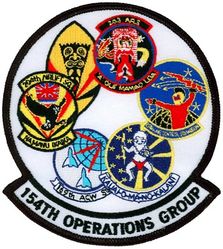 154th Operations Group Gaggle
Gaggle: 203d Air Refueling Squadron, 154th Air Control Squadron, 150th Aircraft Control and Warning Flight, 169th Aircraft Control and Warning Squadron, 204th Airlift Squadron &  199th Fighter Squadron.
