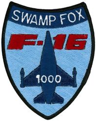 157th Tactical Fighter Squadron 1000 Hours F-16 
