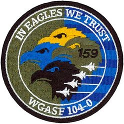 159th Fighter Squadron F-15 Morale
Made by Patrick Van Dam as a fundraiser to help support the family of F-15C pilot from the 44th Fighter Squadron that crashed on 10 Jun 2018, and needed substantial medical treatment requiring his family to relocate to be near him.
