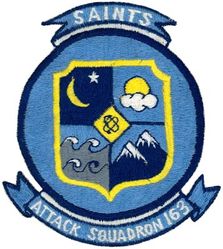Attack Squadron 163 (VA-163)
VA-163 "Saints"
1960-1971
Douglas A4D-2 (A-4B); A4D-5 (A-4E); TA-4F Skyhawk
