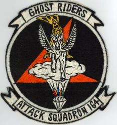 Attack Squadron 164 (VA-164)
VA-164 "Ghost Riders"
1960-1975
Douglas A4D-2 (A-4B); A4D-5 (A-4E);A-4F; TA-4F Skyhawk

