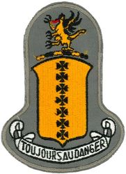 17th Bombardment Wing, Heavy 
Translation: TOUJOURS AU DANGER = Ever into Danger
