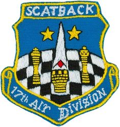 17th Air Division Scatback
Scatback, the in-theater classified courier airlift system, transported elements of the daily HQ 7th Air Force FRAG order, pre-strike/gun camera/BDA photos, Intel papers, official mail, small cargo and passengers using T-39 aircraft. Scatback also provide DV/VIP combat airlift throughout the SEA theater of operation. Thai made. 
