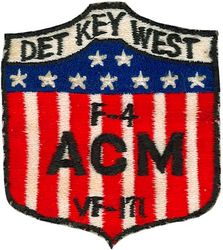 Fighter Squadron 171 (VF-171) Key West Detachment
VF-171 "Aces"
Established as VF-82 on 1 Apr 1944; VF-17A on 15 Nov 1946; VF-171 on 11 Aug 1948-15 Mar 1958; 5 Aug 1977-1 Jun 1984. 
McDonnell Douglas F-4B/J/S Phantom II

