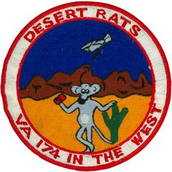 Attack Squadron 174 (VA-174) El Centro Detachment
VA-174 "Hellrazors"
1970's-1988
Vought A-7E Corsair II
