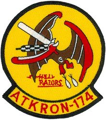 Attack Squadron 174 (VA-174)
VA-174 "Hellrazors"
1980-1988
Vought A-7E Corsair II
