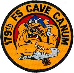 179th Fighter Squadron
Translation: CAVE CANUM = Beware of the Dog
