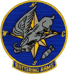 Attack Squadron 17A (VA-17A) & Attack Squadron 174 (VA-174)
Established as Bombing Squadron EIGHTY TWO (VB-82) on 1 Apr 1944. Redesignated Attack Squadron SEVENTEEN A (VA-17A) “Battering Rams” on 15 Nov 1946; Attack Squadron ONE HUNDRED SEVENTY FOUR (VA-174) on 11 Aug 1948. Disestablished on 25 Jan 1950.

Insignia approved on 21 Jan 1946.

Deployments:
22 Oct-21 Dec 1946, USS Randolph (CV 15), CVG-82, Curtiss SB2C-5 Helldiver, Mediterranean Cruise

