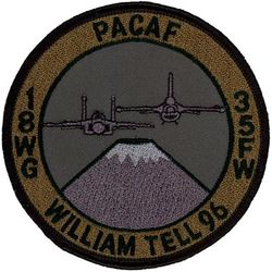 18th Wing and 35th Fighter Wing William Tell Competition 1996
Keywords: subdued