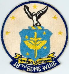 19th Bombardment Wing, Heavy 
Translation: IN ALIS VINCIMUS = On Wings We Conquer
