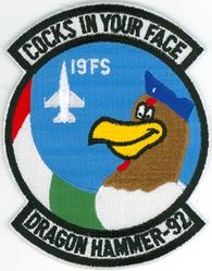 19th Fighter Squadron Exercise DRAGON HAMMER 1992
