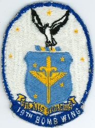 19th Bombardment Wing, Heavy 
Translation: IN ALIS VINCIMUS = On Wings We Conquer
