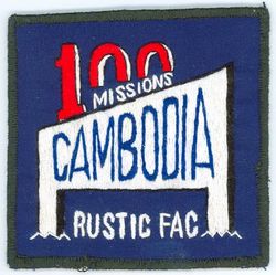 19th Tactical Air Support Squadron (Light) Cambodia 100 Missions
