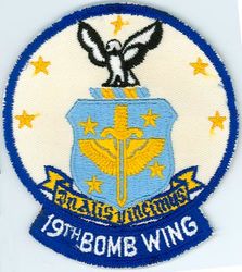 19th Bombardment Wing, Heavy 
Translation: IN ALIS VINCIMUS = On Wings We Conquer

