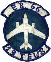 19th Tactical Electronic Warfare Squadron EB-66
Constituted as the 19th Photographic Mapping Squadron on 14 Jul 1942. Activated on 23 Jul 1942. Redesignated the 19th Photographic Squadron (Heavy) on 6 Feb 1943; 19th Photographic Charting Squadron on11  Aug 1943; 19th Reconnaissance Squadron (Long Range, Photographic) on 15 Jun 1945. Inactivated on 15 Dec 1945. Reactivated as 19th Reconnaissance Squadron (Photographic) on 8 Oct 1947. Inactivated on 27 Jun 1949. Redesignated 19th Tactical Reconnaissance Squadron (Night Photographic) on 21 Apr 1953. Activated on 20 Jul 1953. Redesignated 19th Tactical Electronic Warfare Squadron on 15 Oct 1967. Inactivated on 31 Oct, 1970.

