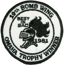 19th Bombardment Wing, Heavy 1981 Omaha Trophy Winner
