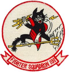 Fighter Squadron 191 (VF-191)
VF-191 "Satan's Kittens"
Established as VF-19 on 15 Aug 1943; VF-19A on 15 Nov 1946; VF-191 on 24 Aug 1948-1 March 1978.
Vought F-8A/E/J Crusader
McDonnell Douglas F-4J Phantom II
