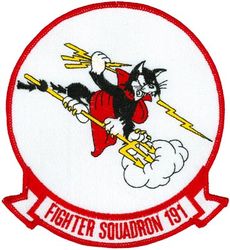 Fighter Squadron 191 (VF-191)
VF-191  "Satan's Kittens"     
1 Dec 1986-30 Apr 1988
Grumman F-14A Tomcat
