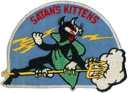 Fighter Squadron 191 (VF-191)
VF-191 "Satan's Kittens"
Established as VF-19 on 15 Aug 1943; VF-19A on 15 Nov 1946; VF-191 on 24 Aug 1948-1 March 1978.
Grumman F8F-2 Bearcat
Grumman F9F-2/2B Panther
Grumman F9F-6 Cougar
North American FJ-3 Fury
Grumman F11F-1 Tiger

