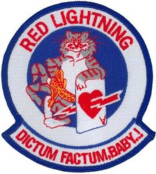 Fighter Squadron 194 (VF-194) (4th) F-14 Tomcat
Established as Fighter Squadron NINETY ONE (VF-91) (2nd) on 26 Mar 1952. Redesignated Fighter Squadron ONE HUNDRED NINETY FOUR (VF-194) (3rd) “Red Lightning” on 1 Aug 1963. Disestablished on 1 Mar 1978. Reestablished on 1 Dec 1986. Disestablished on 29 Apr 1988.

Grumman F-14A Tomcat, 1986-1988

Deployments.
24 Jul 1987-5 Aug 1987	USS Enterprise (CVN-65) CVW-10, F-14A, NorPac

