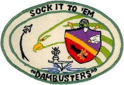 Attack Squadron 195 (VA-195) Morale
VA-195 "Dambusters"
1964-1972
Douglas A4D-2N (A-4C); A4D-5 (A-4E); TA-4F Skyhawk
Vought A-7E Corsair II

Vietnam Deployments
28 Jan 1964-21 Nov 1964 - CVW-19 - CVA 31
21 Apr 1965-13 Jan 1966 - CVW-19 - CVA 31
15 Oct 1966-29 May 1967 - CVW-19 - CVA 14
28 Dec 1967-17 Aug 1968 - CVW-19 - CVA 14
14 Apr 1969-17 Nov 1969 - CVW-19 - CVA 34
6 Nov 1970-17 Jul 1971 - CVW-11 - CVA 63
17 Feb 1972-28 Nov 1972 - CVW-11 - CVA 63

