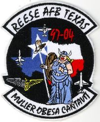 Class 1997-04 Joint Specialized Undergraduate Pilot Training
Last JSUPT class graduating from Reese.
