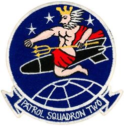 Patrol Squadron 2 (VP-2)
VP-2
1957-1969
Established as VB-130 on 1 Mar 1943. Redesignated VPB-130 on 1 Oct 1944; VP-130 on 15 May 1946; VP-ML-2 on 15 Nov 1946; VP-2 (2nd) on 1 Sep 1948-30 Sep 1969.
Lockheed P2V-7/SP-2H Neptune

