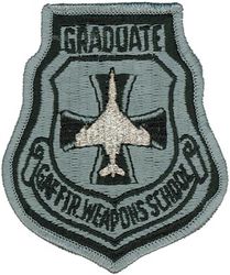 20th Tactical Fighter Training Squadron F-4F Fighter Weapons School Graduate
