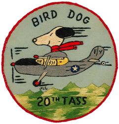 20th Tactical Air Support Squadron (Light) O-1 
Keywords: snoopy