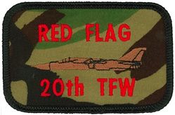 20th Tactical Fighter Wing RED FLAG
Keywords: subdued