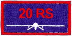 20th Reconnaissance Squadron Pencil Pocket Tab
