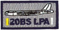 20th Bomb Squadron Lieutenant’s Protection Association Pencil Pocket Tab
