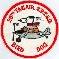 20th Tactical Air Support Squadron (Light) O-1 
Keywords: snoopy