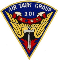 Air Task Group 201 (ATG-201)
Established as Air Task Group Two Zero One (ATG-201) in Jun 1955. Disestablished in Nov 1958
CVA-11 USS Intrepid, West Lant Cruise, Sep 1954-Nov 1954
CVA-20 USS Bennington, Around the Horn Cruise, 8 Sep 1955-Oct 1955
CVA-20 USS Bennington, WestPac Cruise, 31 Oct 1955-16 Apr 1956
CVA-9 USS Essex, Mediterranean Cruise (Lebanon), 2 Feb 1958-17 Nov 1958

