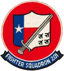 Fighter Squadron 201 (VF-201)
Established as Fighter Squadron 201 (VF-201) "Hunters" on 25 Jul 1970; Strike Fighter Squadron 201 (VFA-201) in Jan 1999-30 Jun 2007.

Vought F-8H Crusader
McDonnell Douglas F-4N/S Phantom II
Grumman F-14A Tomcat
