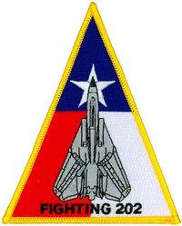 Fighter Squadron 202 (VF-202) F-14 Tomcat
VF-202 "Superheats"
1987-1994
Established as VF-202 on 1 Jul 1970-31 Dec 1994.
Grumman F-14A Tomcat
