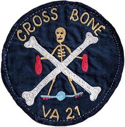 Attack Squadron 21A
VA-21A 
Established as VB-98 on 28 Aug 1944; Redesignated VA-21A on -15 Nov 1946-5 Aug 1947
Curtiss SB2C-5 Helldiver  
  
