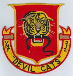 Marine Fighter Squadron 212 (VMF-212)
VMF-212 "Devil Cats"
1950 
F-4U-5 Corsair
